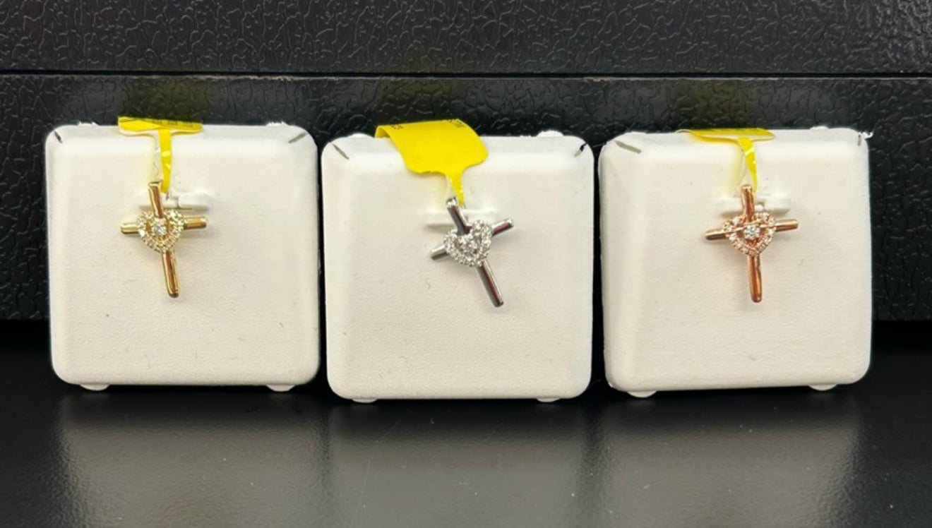 14kt solid gold pendants